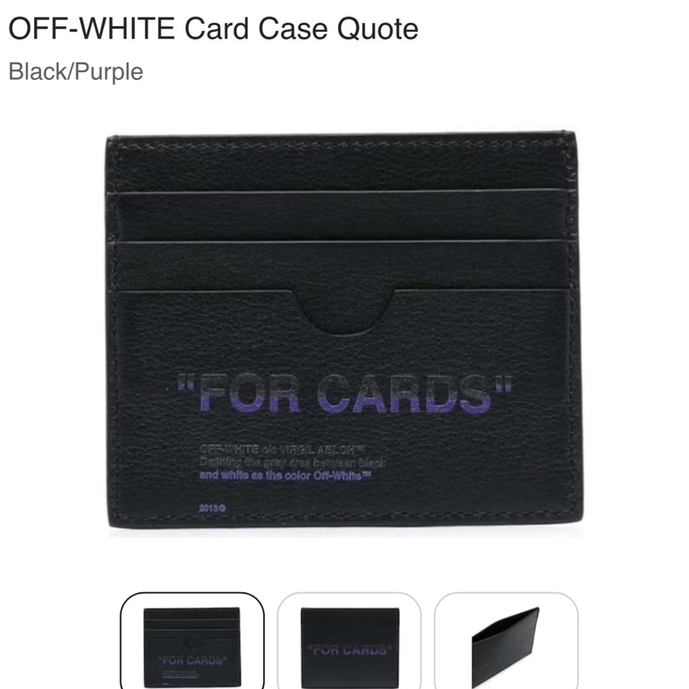 Off-White Virgil Abloh Card Case